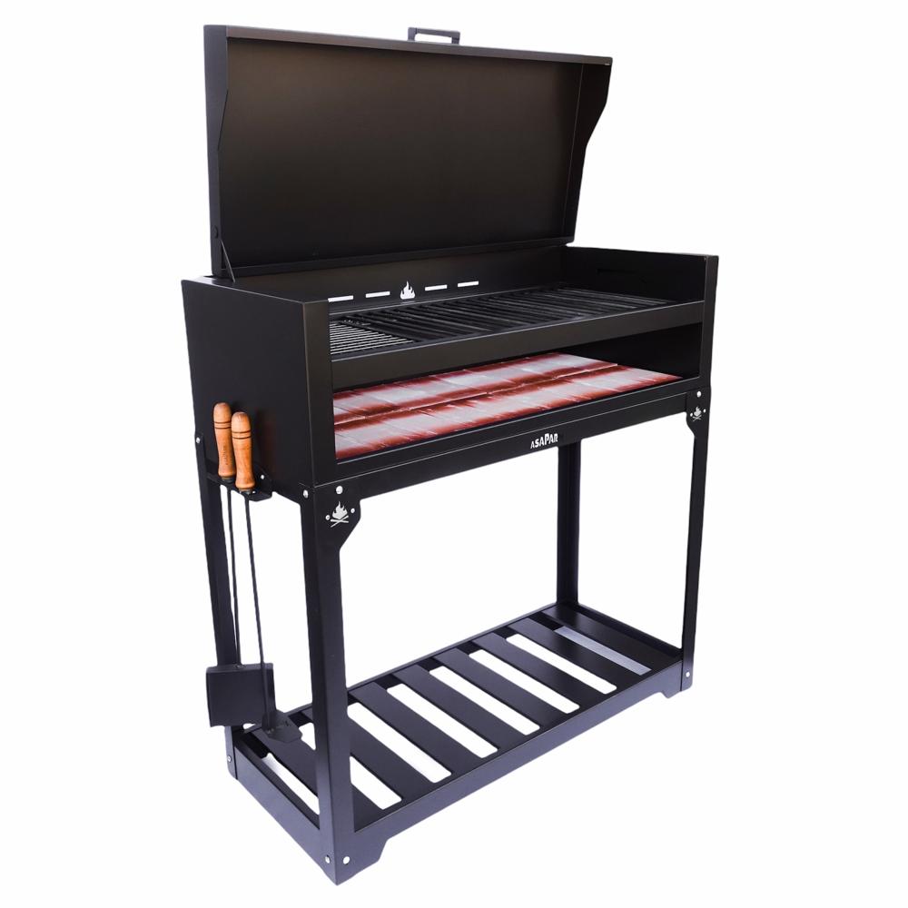 Parrila a Carbón Leña Chulengón   Hierro Fundido