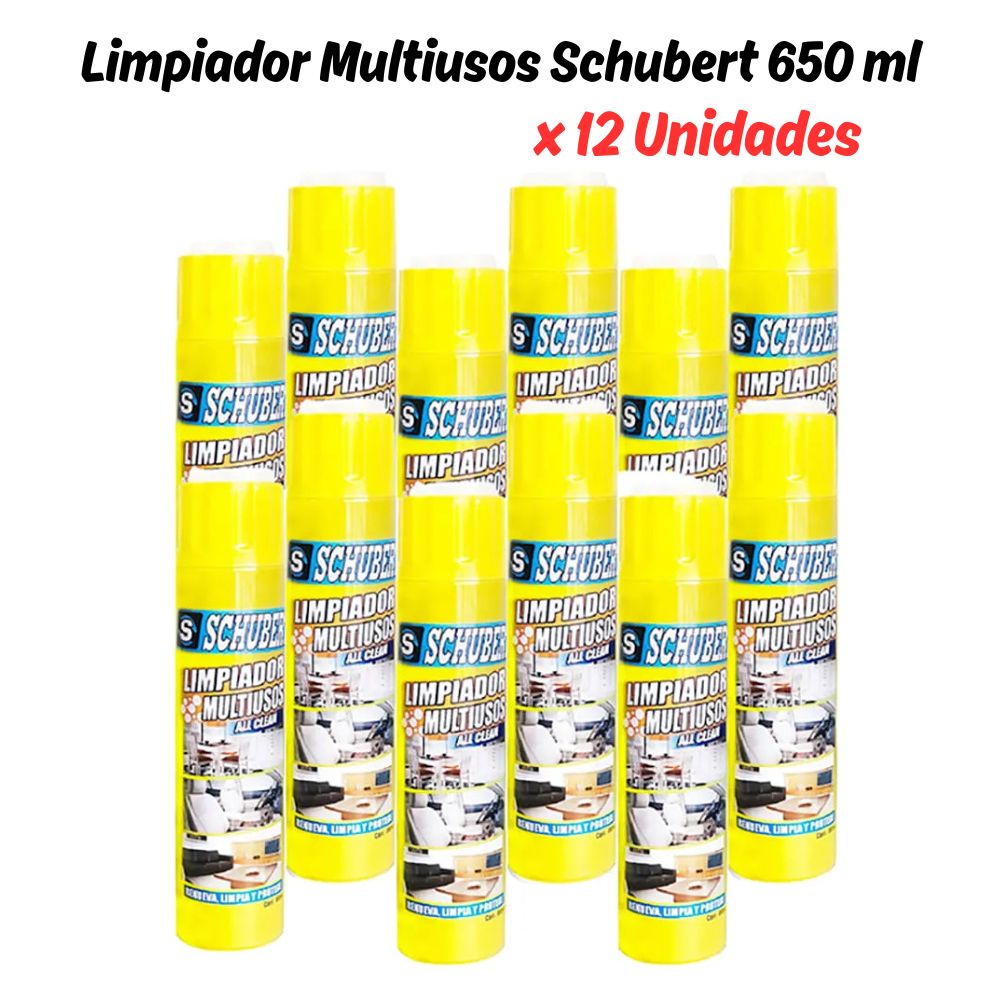 Limpiador Multiusos Schubert de 650 ml x 12 Unidades