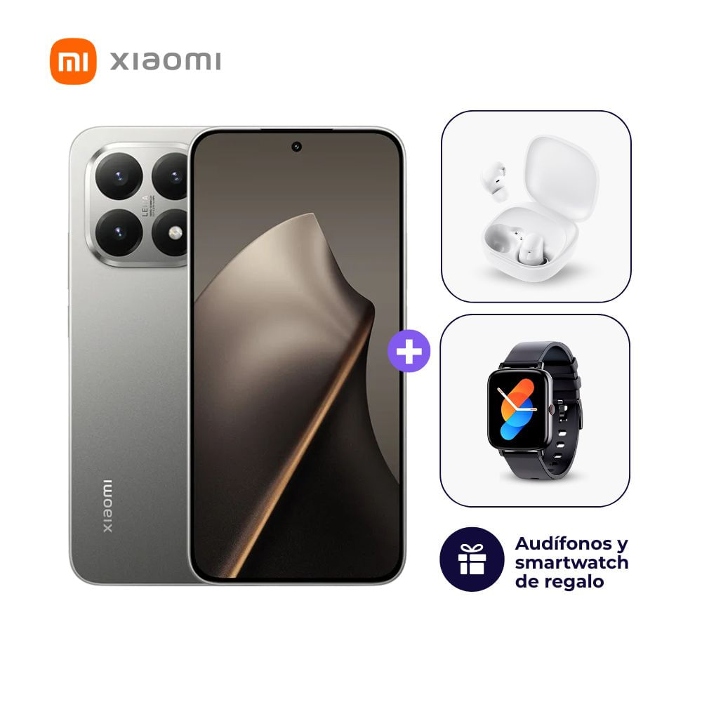 Xiaomi 15T 512GB 12GB Ram Gris + Smartwatch + Audifonos