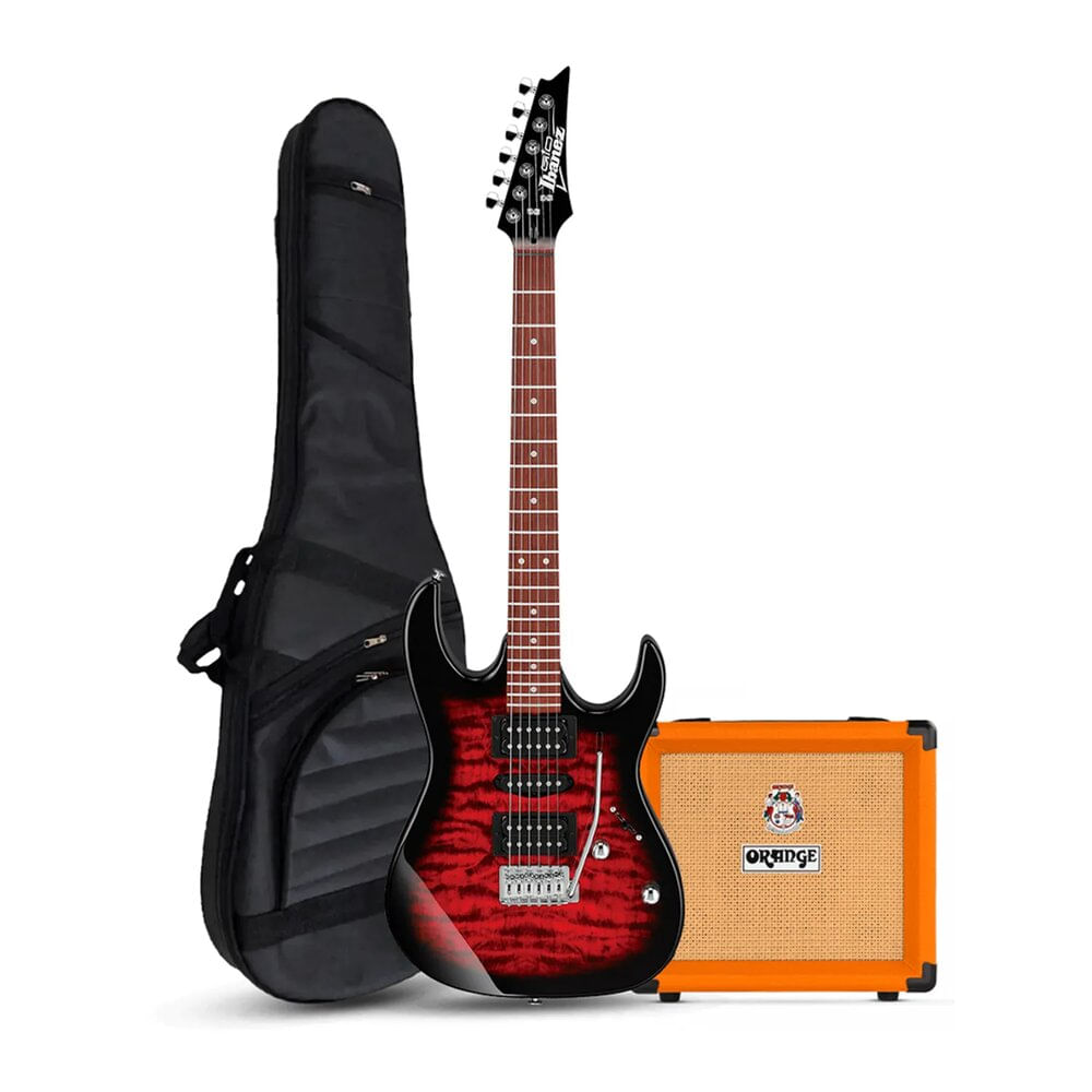 Gio Pack GRX70QA Transparent Red Burst - Orange Crush 12W