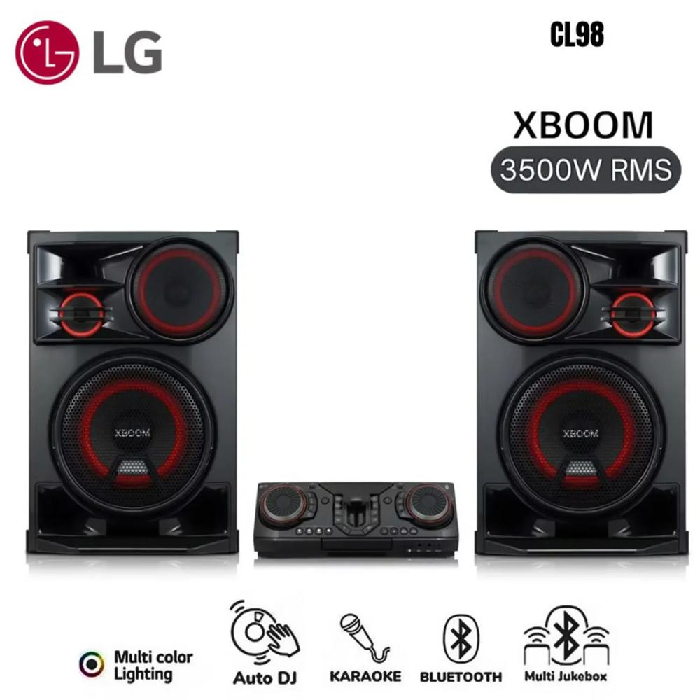 Minicomponente LG Xboom CL98 Bluetooth 3500W RMS