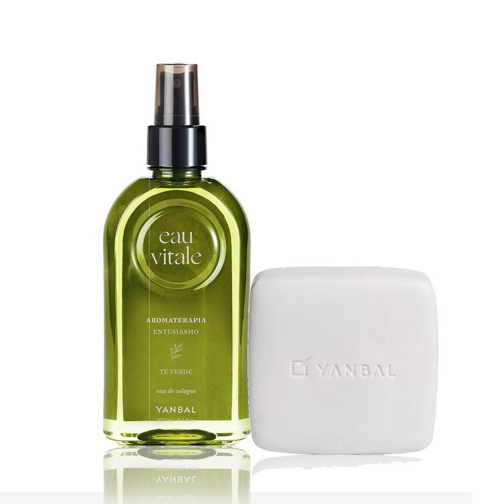 Eau Vitale Té Verde Colonia Relajante con Jabon en Barra