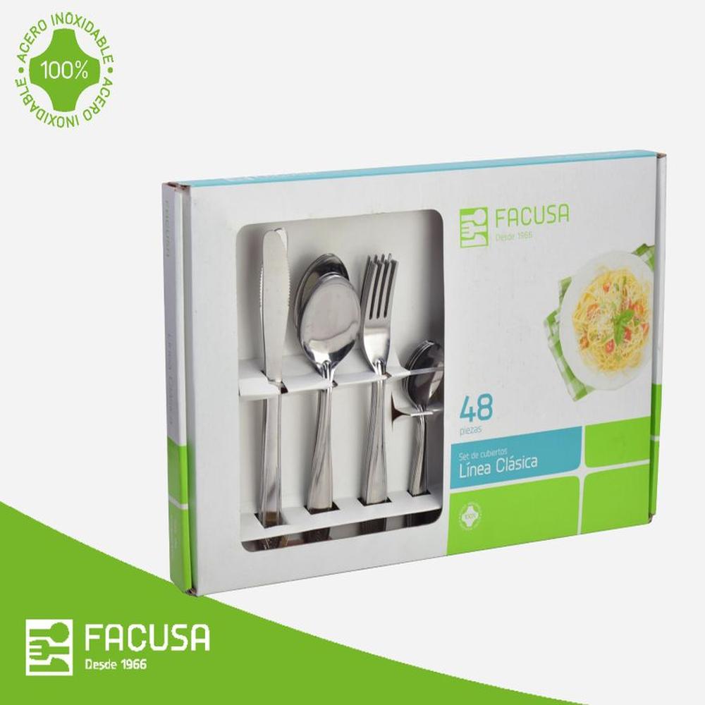Set de Cubiertos x  48 piezas Facusa