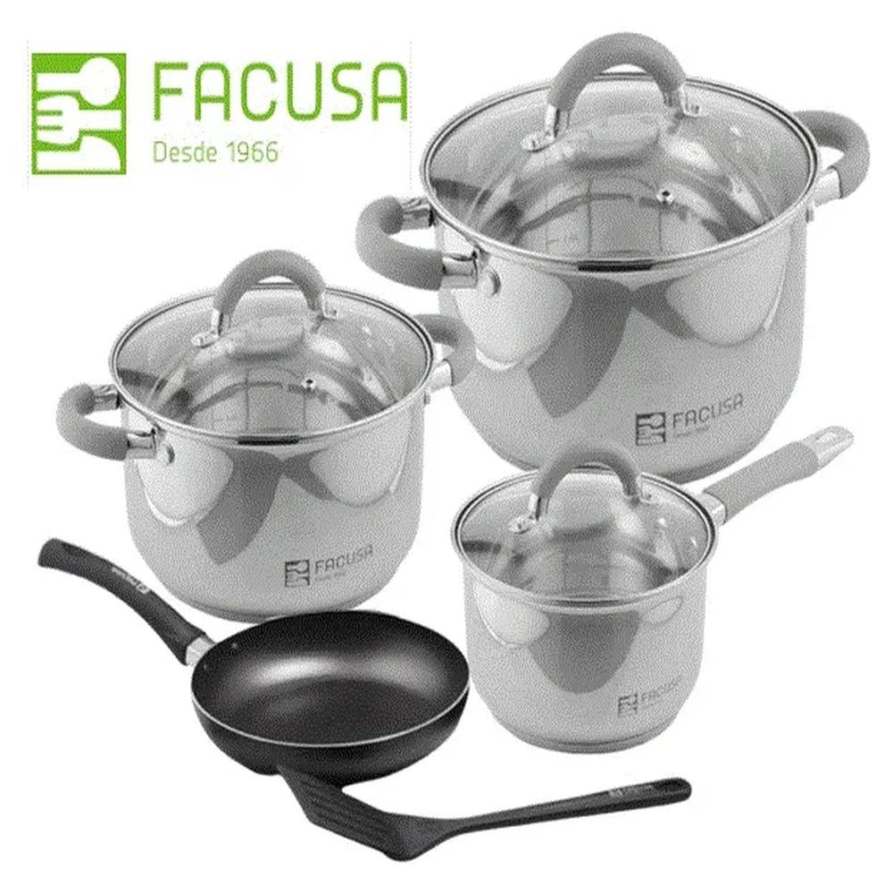 Juego de Ollas 8 piezas + Sartén con Espátula