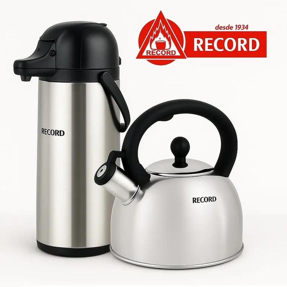 Combo Tetera 2.5 Lts. y Termo Sifón 1.9 Lts. RECORD