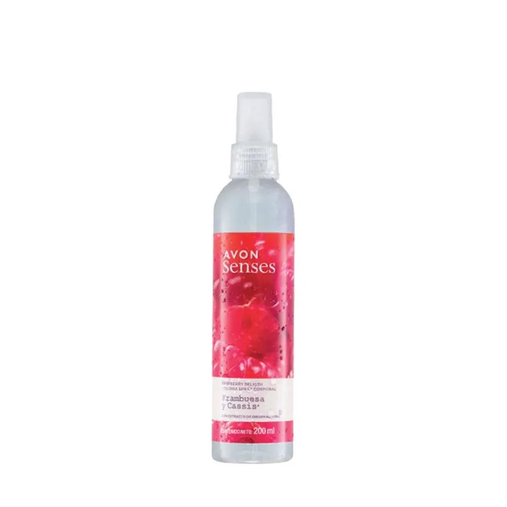 Spray Corporal Frambuesa y Cassis 200ml Avon Senses - Oechsle