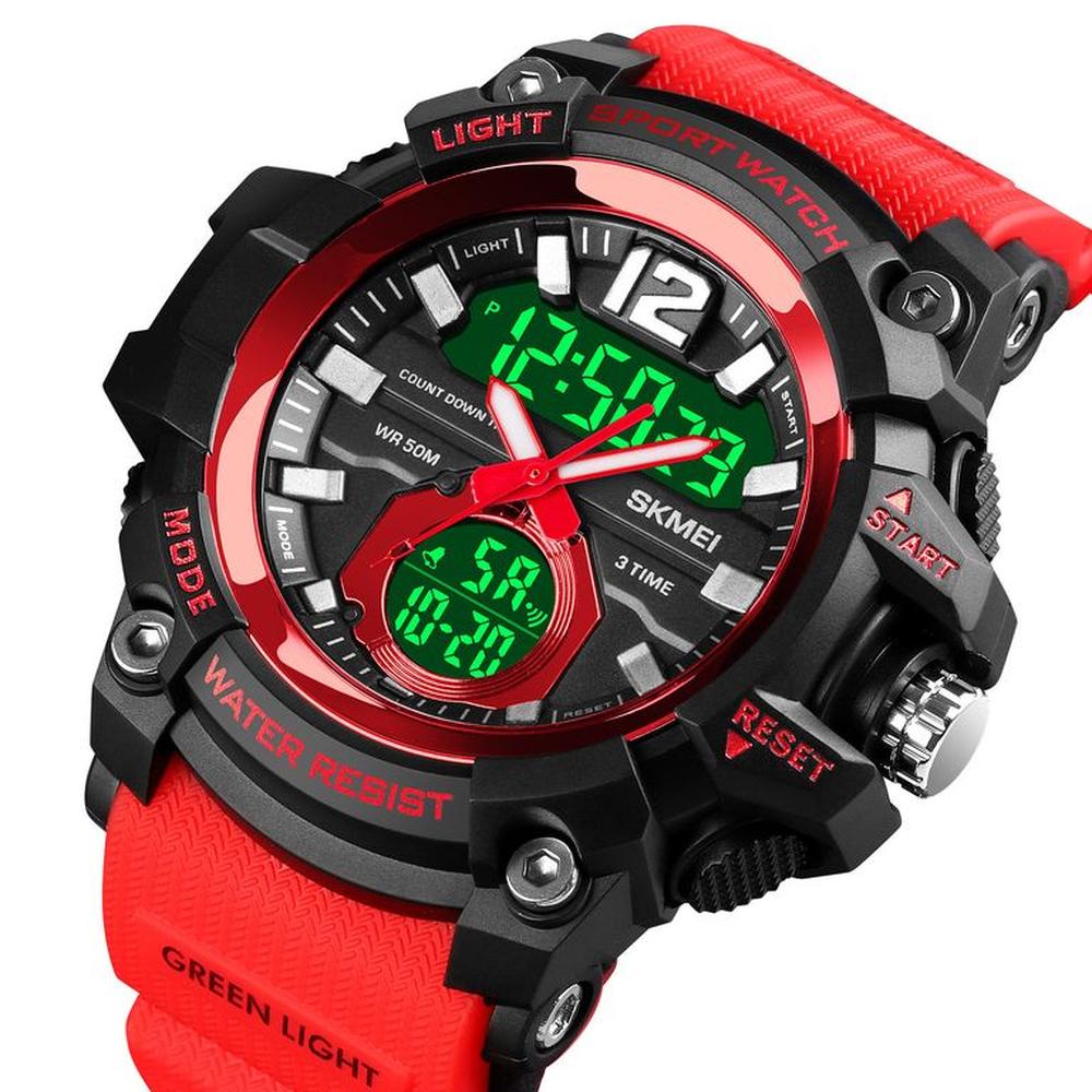Reloj Skmei 1725 Rojo Correa Silicona