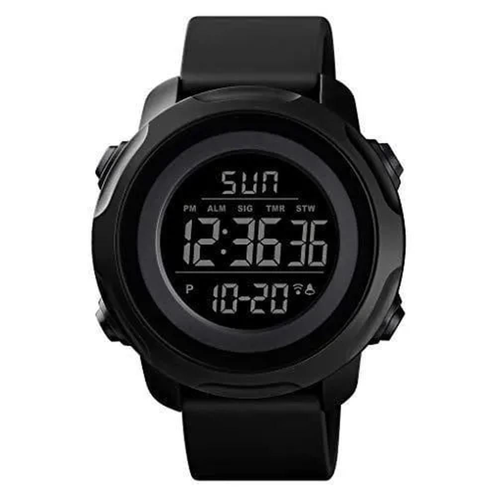 Reloj Skmei 1682 MIDE TU TEMPERATURA CORPORAL Y AMBIENTE NEGRO.