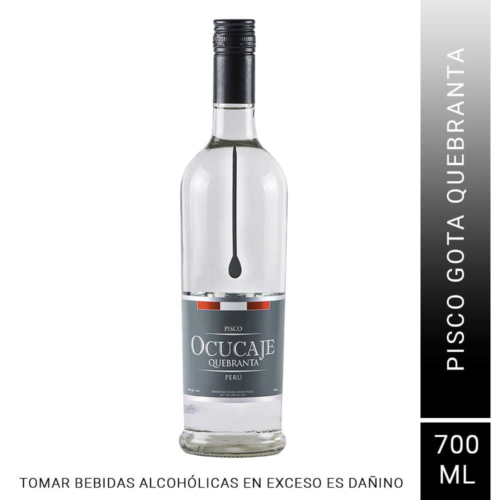 Pisco Gota Ocucaje Quebranta X 700 ML