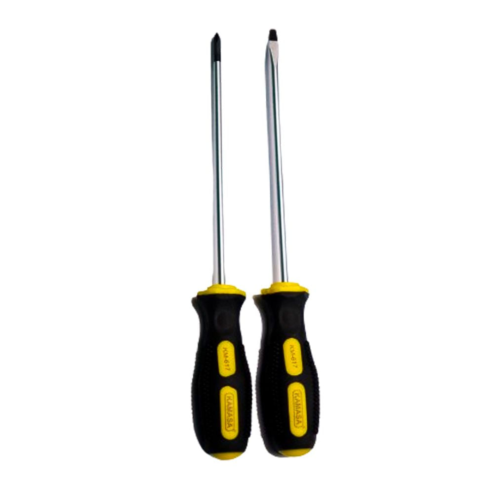 Juego de Desarmador 2 PZS ± 3mmx4"" PVC Kamasa