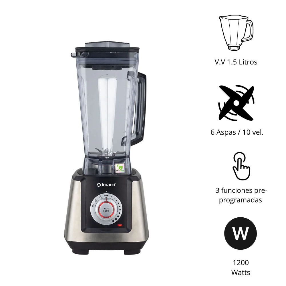 LICUADORA COMERCIAL IMACO BLC 15HP