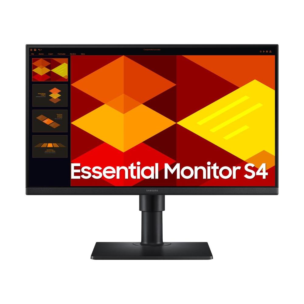 Monitor plano Samsung 22  Essential S4 LS22D400GALXPE  FHD