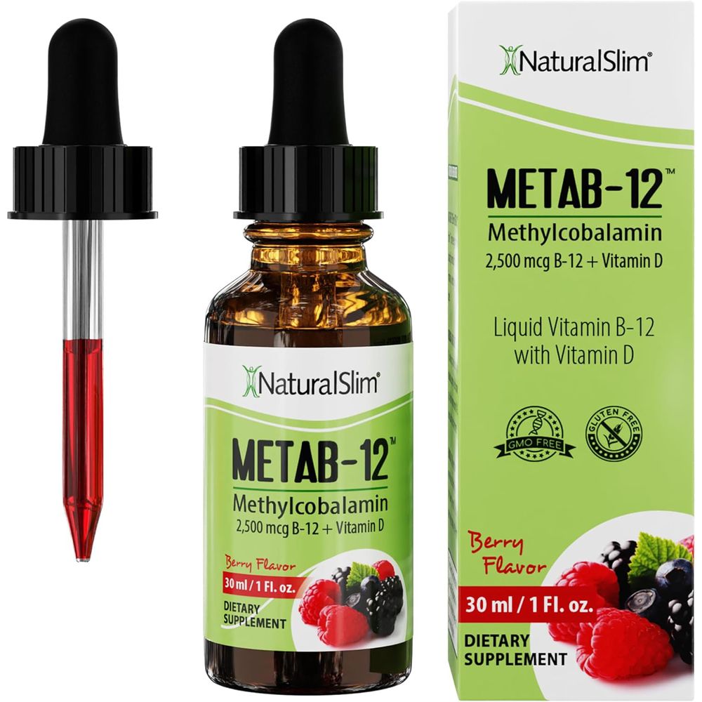 Vitamina B12 NATURALSLIM Sublingual 2500 mcg Plus Vitamina D3 - Metilcobalamina oral METAB 12 Vitamina B12 NATURALSLIM Sublingual 2500 mcg Plus Vitamina D3 - Metilcobalamina oral METAB 12