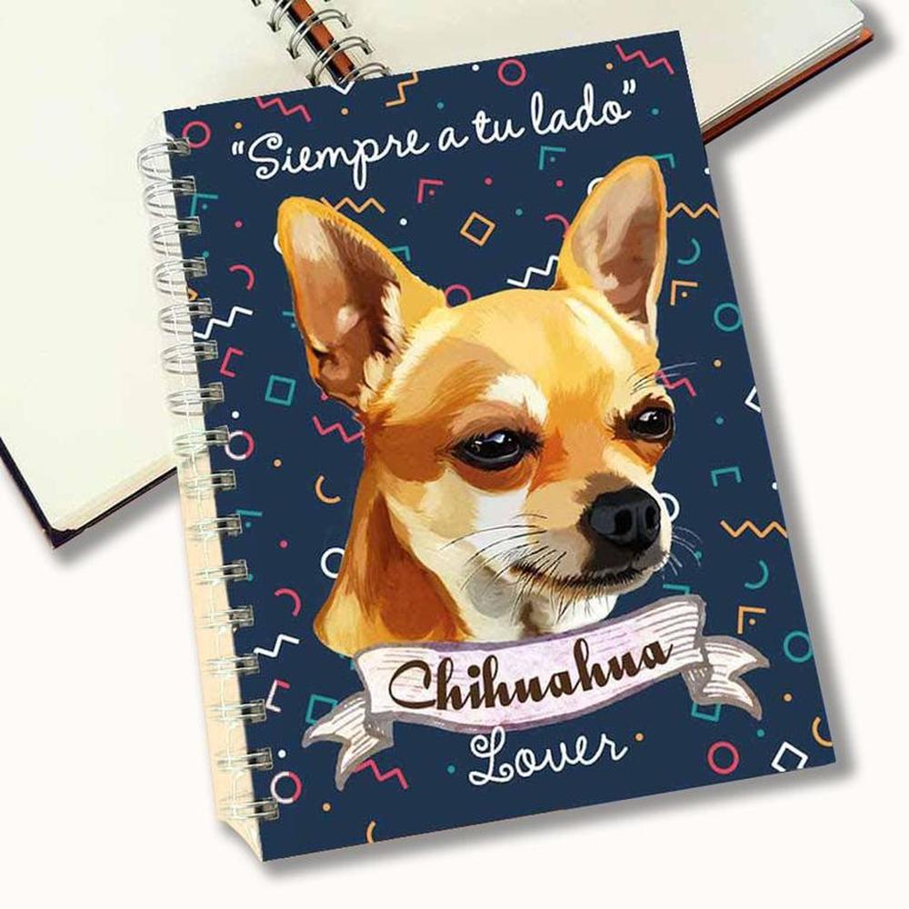 Cuaderno A5 - Qala Diseño - Perro Chihuahua Dorado Cuaderno A5 - Qala Diseño - Perro Chihuahua Dorado