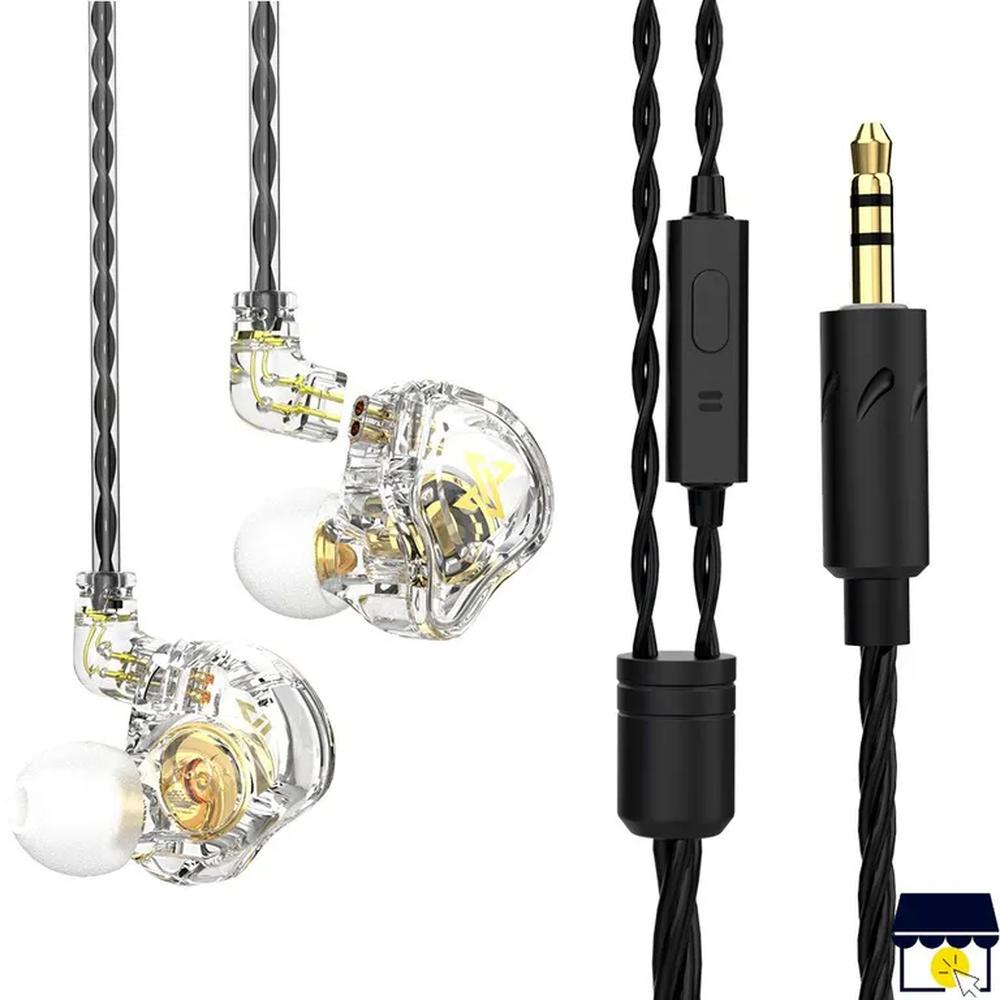 Audifonos QKZ Q KZ AK6 Max Bass - Transparente Audifonos QKZ Q KZ AK6 Max Bass - Transparente