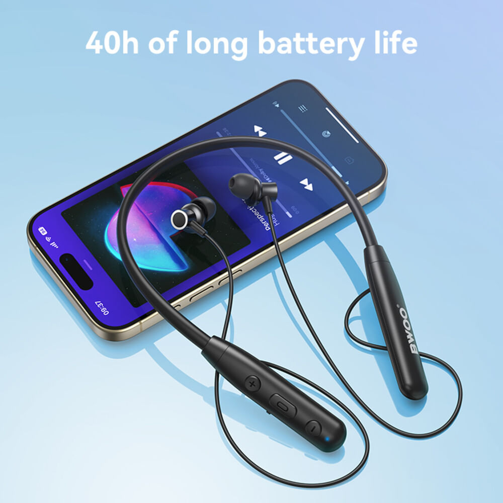 AURICULAR HALTER DEPORTIVO CON BANDA PARA EL CUELLO BT V5.3 BW870 BWOO