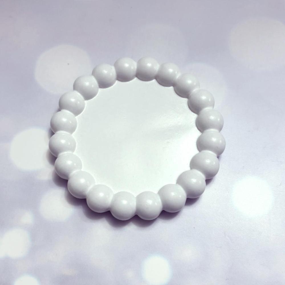 Bandeja Yoyahove Bubble Round de Cemento Blanco