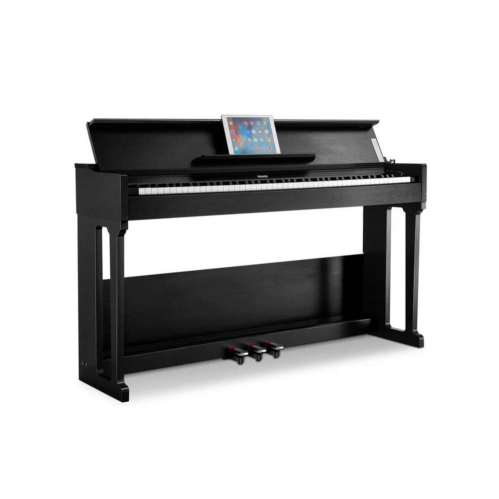 Piano Digital Donner DDP-90, 88 Teclas con Mueble - Negro