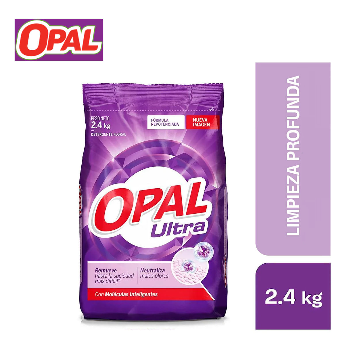 Detergente en Polvo Opal Ultra 2.4 kilos