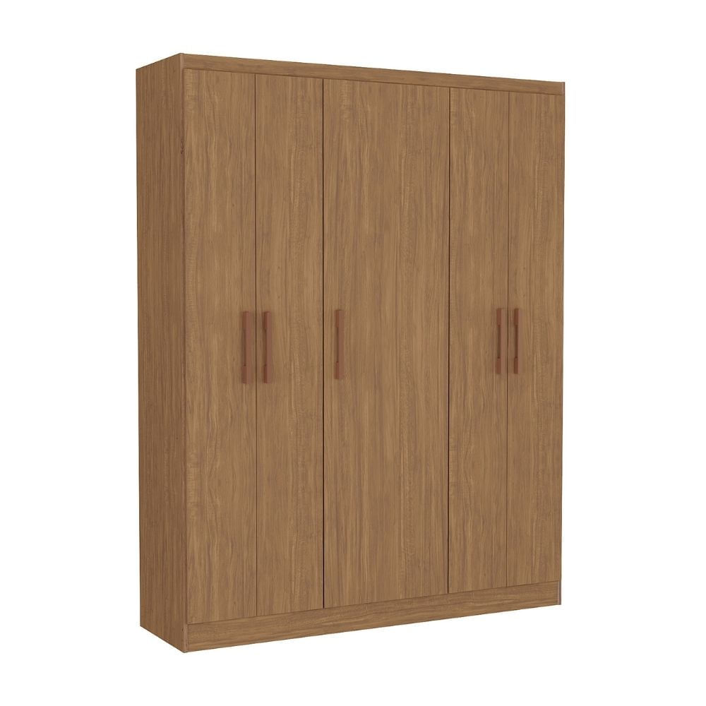 Ropero 5 Puertas Verona MDP Castaño Ropero 5 Puertas Verona MDP Castaño