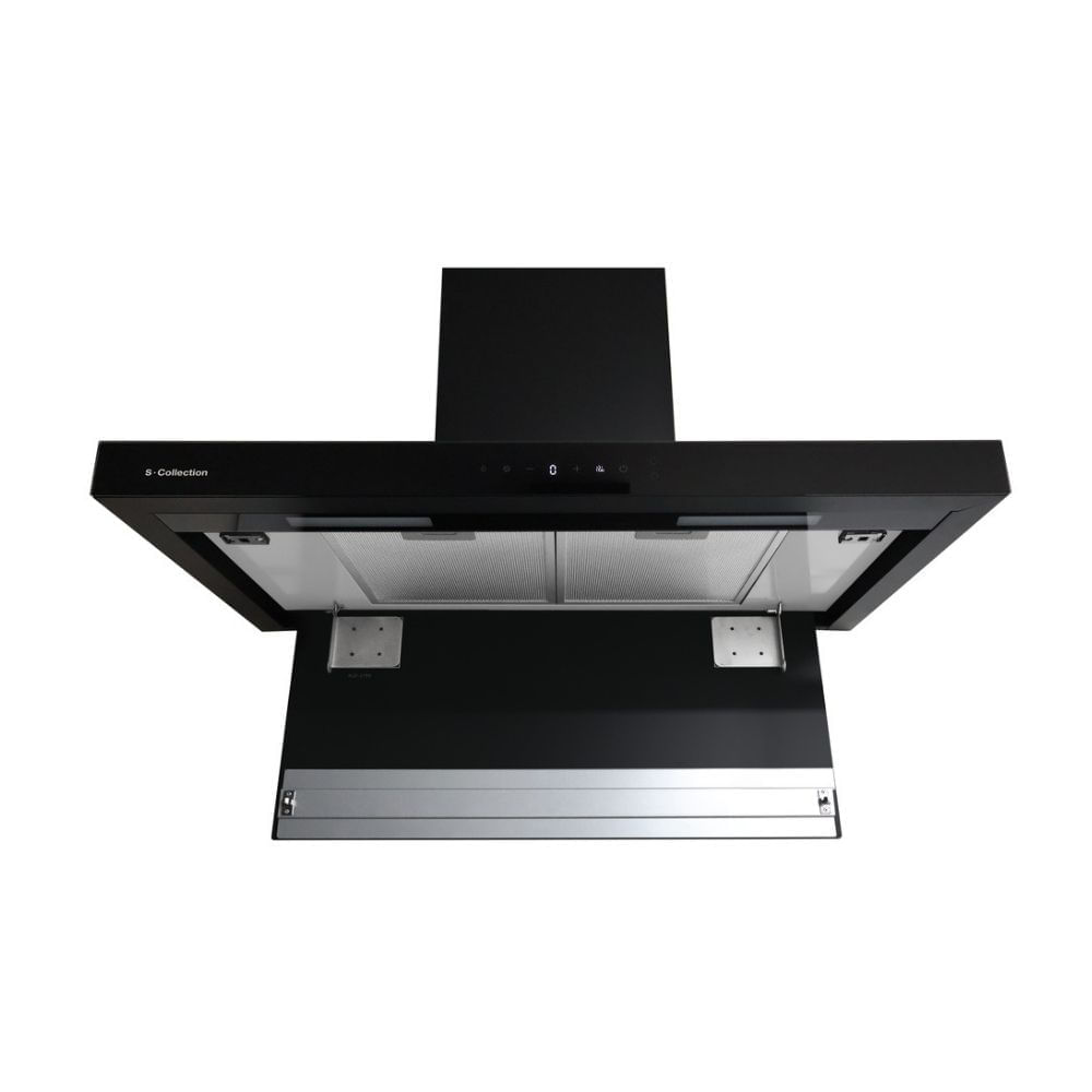 Campana Extractora Decorativa 90cm S-Collection Stilux Negro