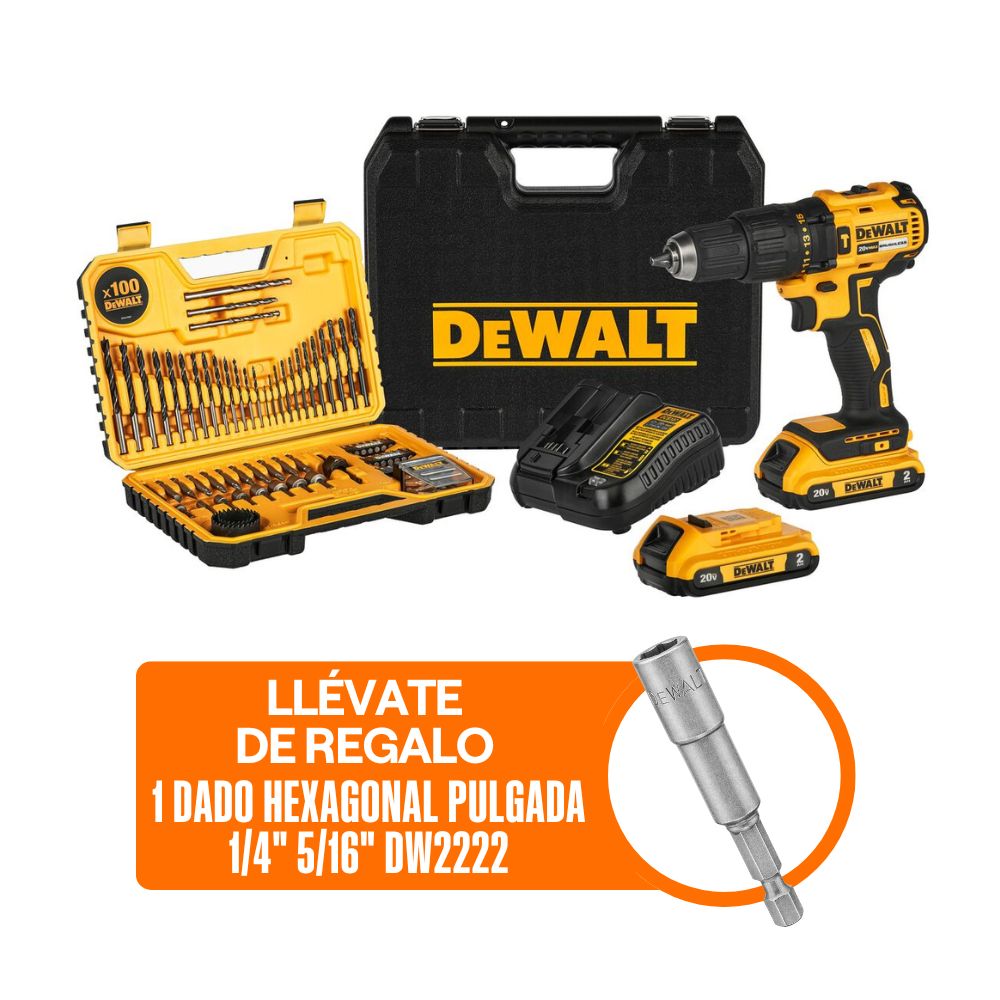 Combo Dewalt Inalámbrico DCD7781S2A-K3: Taladro Percutor 1/2 Combo Dewalt Inalámbrico DCD7781S2A-K3: Taladro Percutor 1/2