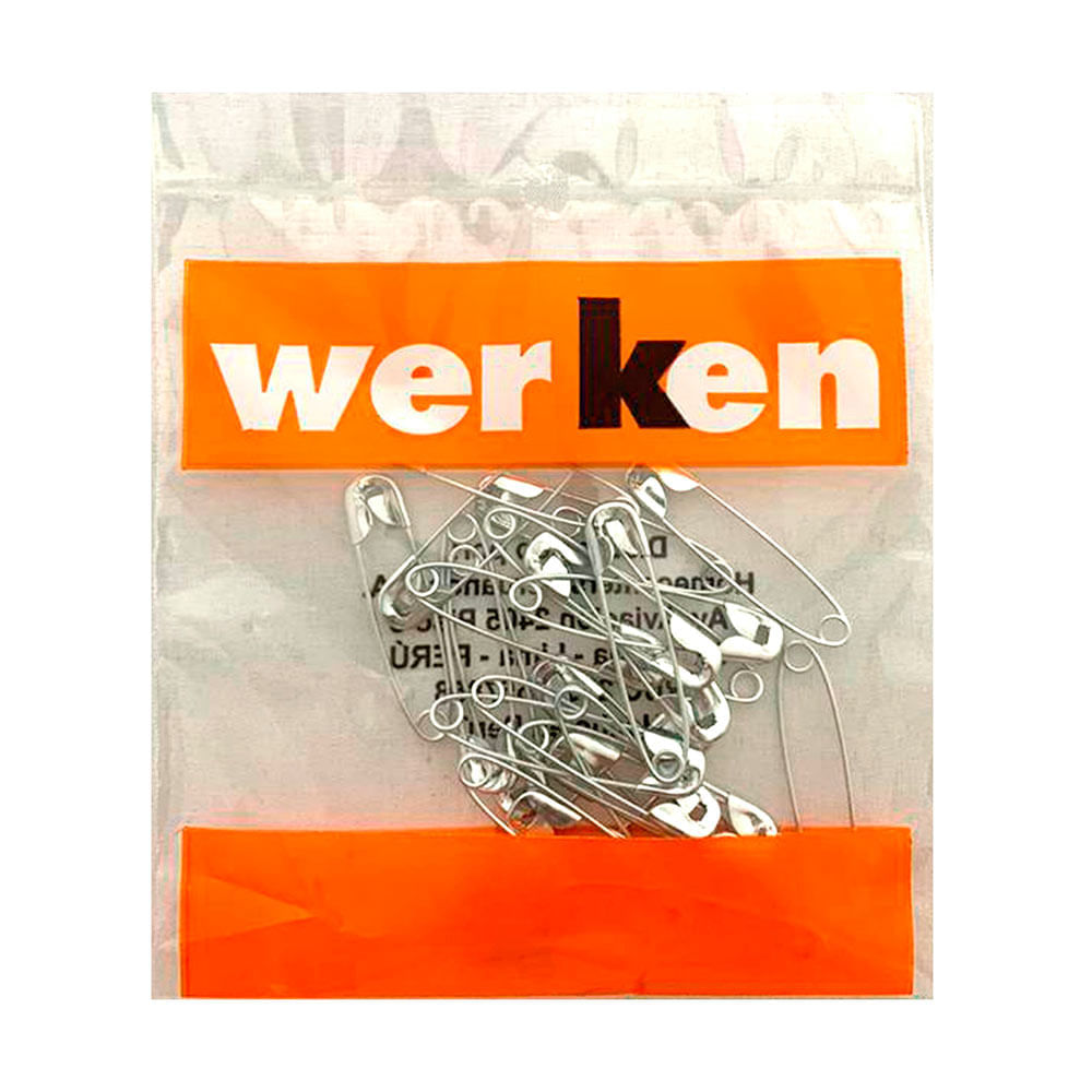 Imperdible Plateado Pack x 30 unidades Werken Imperdible Plateado Pack x 30 unidades Werken
