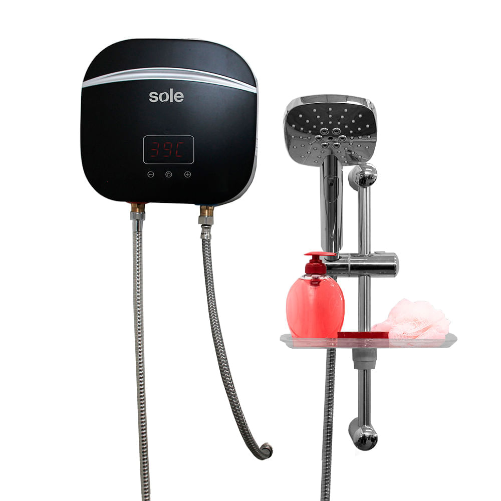 Rapiducha Eléctrica Sole Magic 5500W Negro + Accesorios Rapiducha Eléctrica Sole Magic 5500W Negro + Accesorios