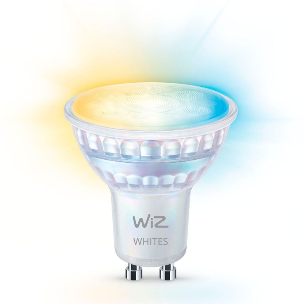 Foco LED Wiz Wifi GU10 4.9W Luz Fría y Cálida Dimerizable Foco LED Wiz Wifi GU10 4.9W Luz Fría y Cálida Dimerizable