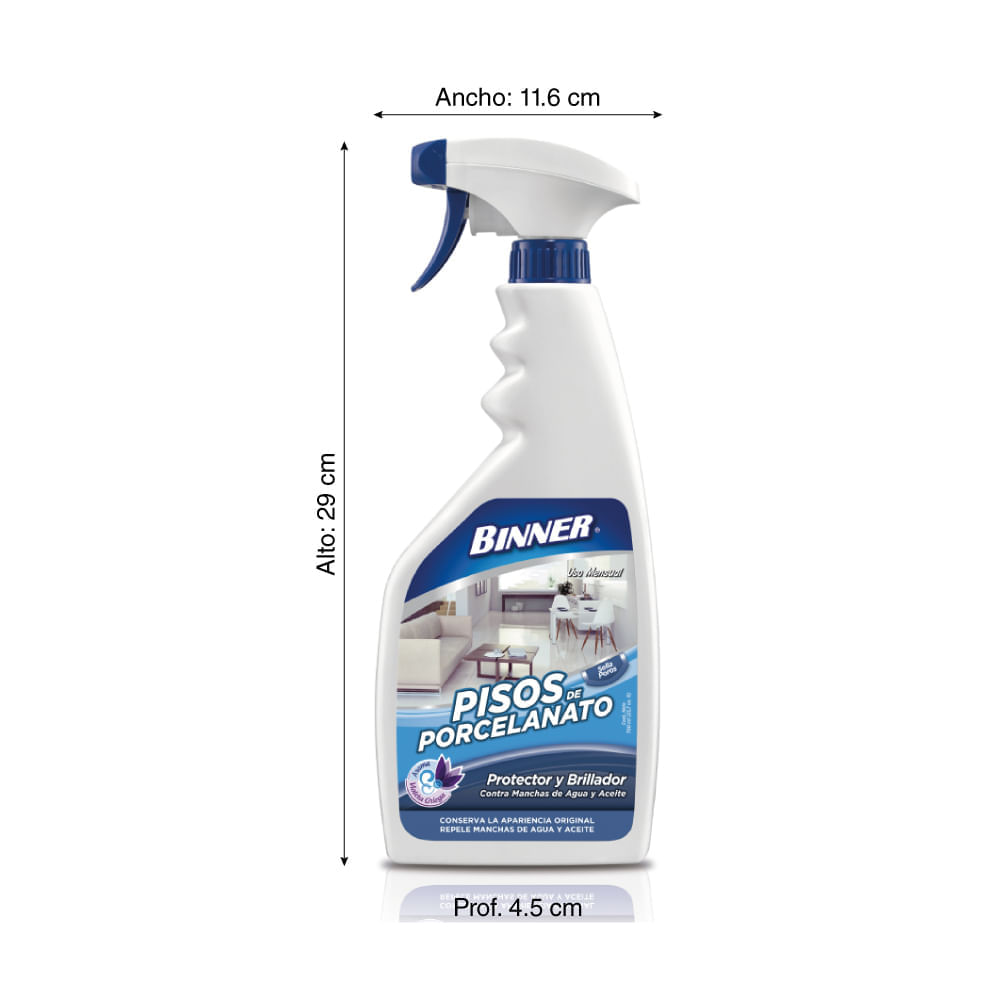 Protector de Pisos Porcelanato 700ml Binner - Oechsle