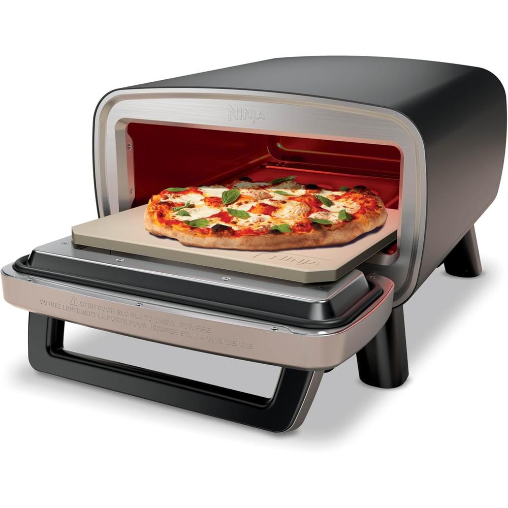 Horno pizza exterior Ninja, 12'' / 30 cm, pizza 3 min | Negro