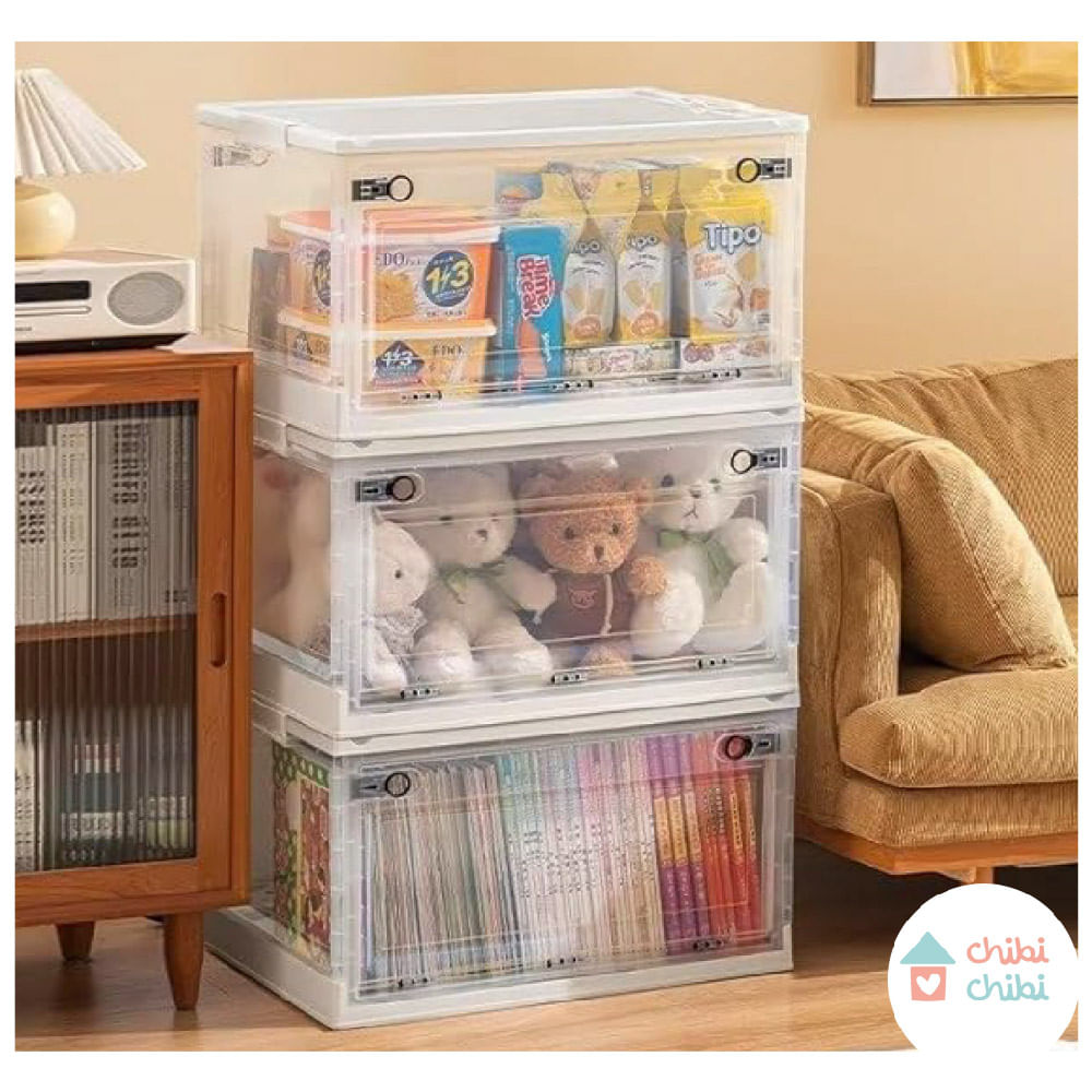 CAJA ORGANIZADORA APILABLE - BLANCO