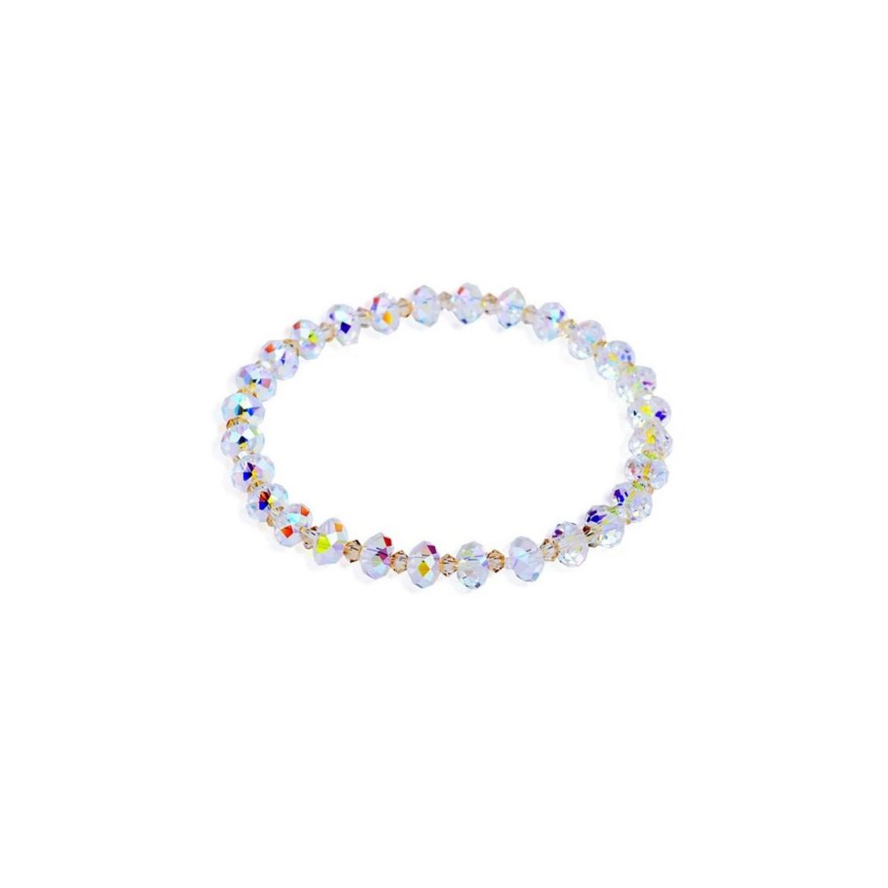Plisado Íncubo Interpretar Pulsera con Cristales Swarovski Regalo Mujer Color Aurora Boreal | Oechsle  - Oechsle