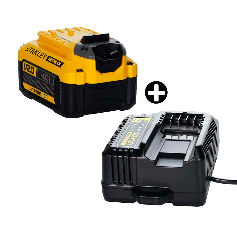 Kit Stanley: batería 20V 4ah + cargador