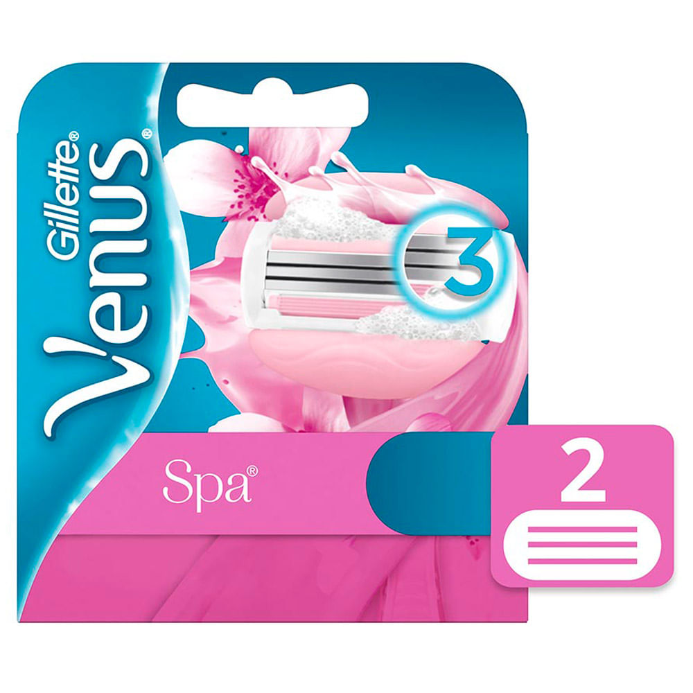 Spa Gillette Venus Cartuchos para Afeitar 2 unidades