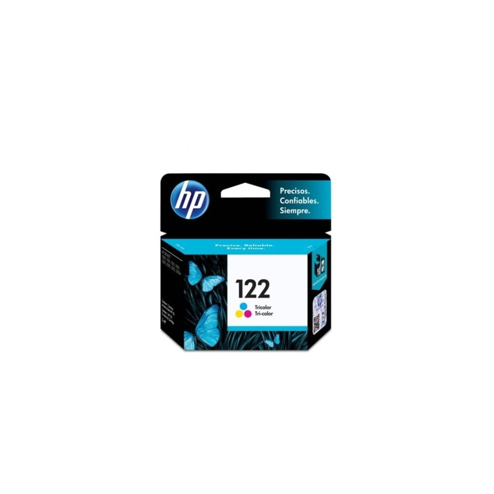 Cartucho de tinta HP 122 tricolor original para impresoras - Alta calidad y rendimiento excepcional
