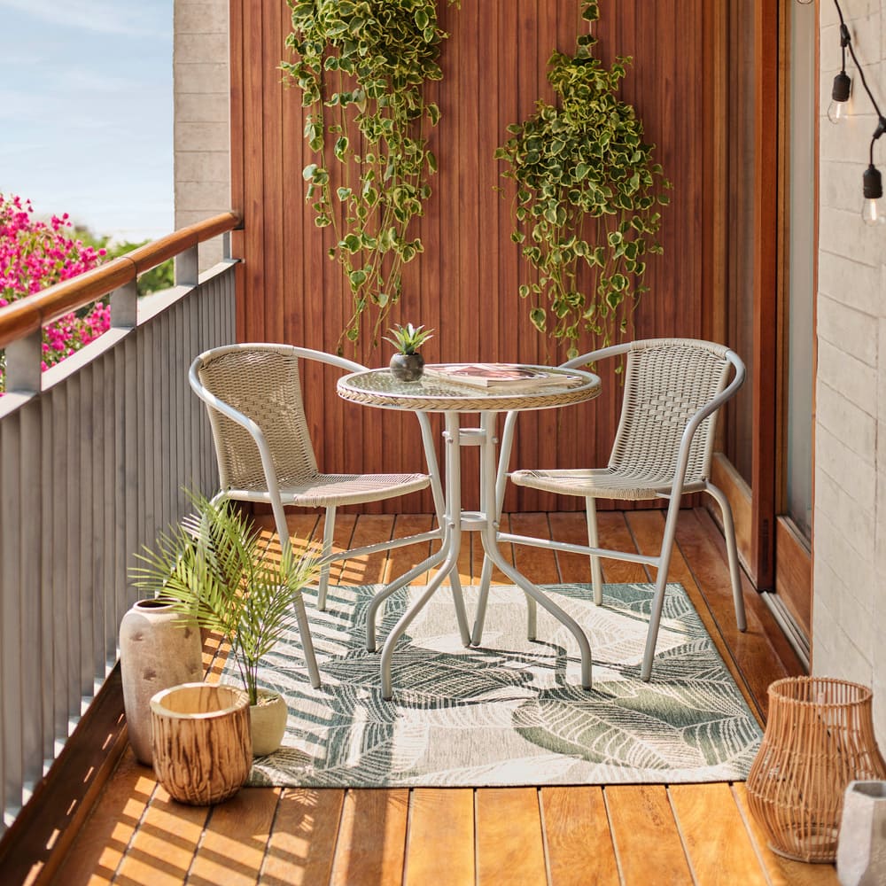 Juego de Terraza Balconero New Bistro Beige 2 Personas Orange Juego de Terraza Balconero New Bistro Beige 2 Personas Orange