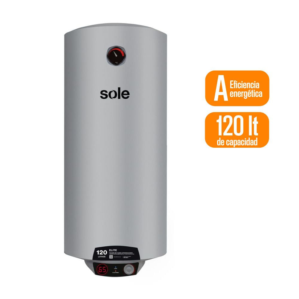 Terma Eléctrica Sole Elite 120L para Pared