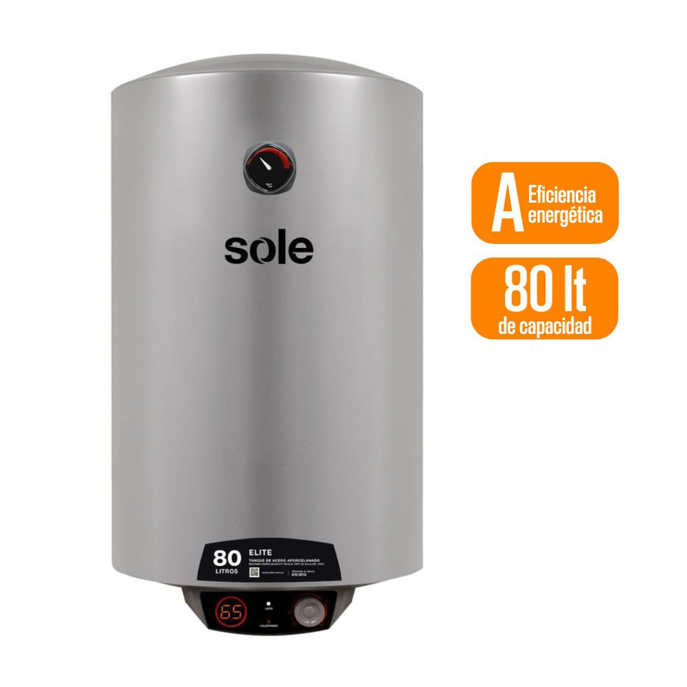 Terma Eléctrica Sole Elite 80L para Pared Terma Eléctrica Sole Elite 80L para Pared