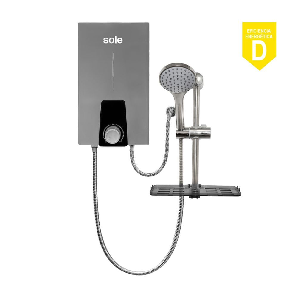 Rapiducha Eléctrica Sole Perfect 5500w Gris + Accesorios Rapiducha Eléctrica Sole Perfect 5500w Gris + Accesorios