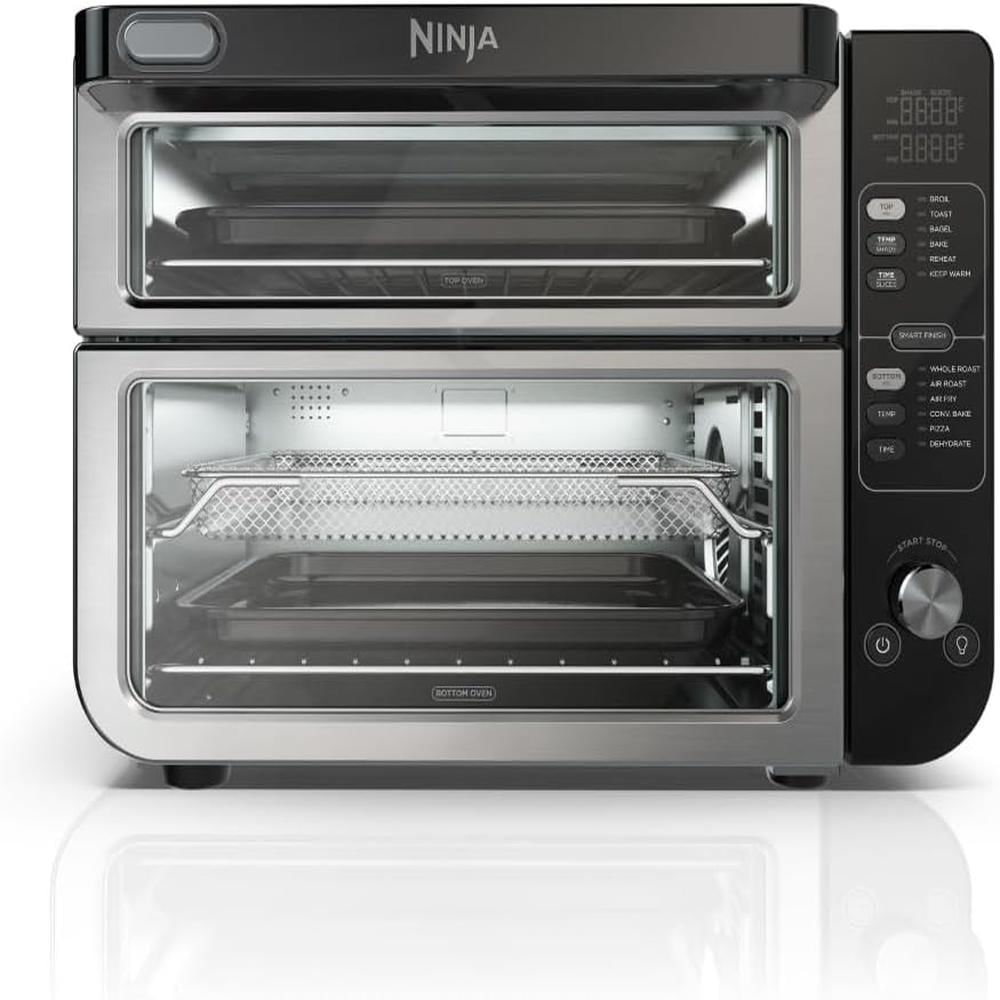 Ninja Horno doble DCT401 12 en 1 60.7 oz / 1.8 L | Acero inoxidable