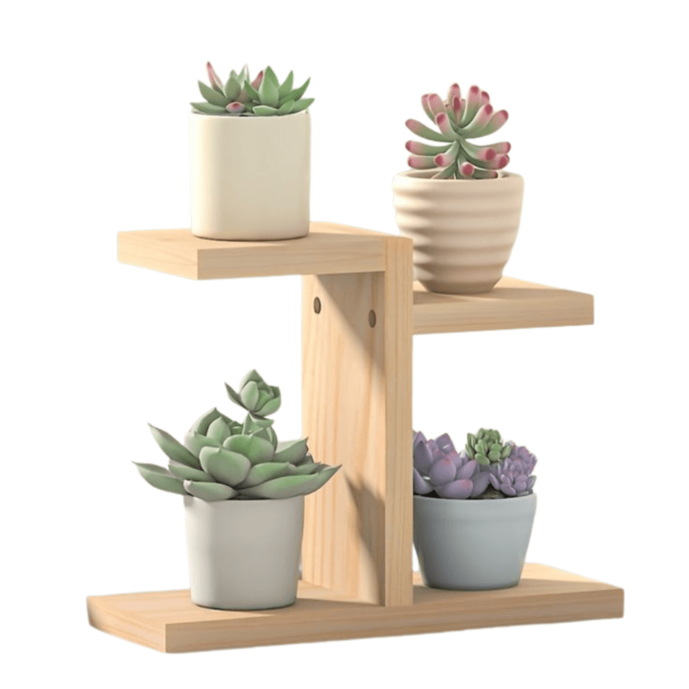 Porta Macetero Cazzas Azalea de Madera