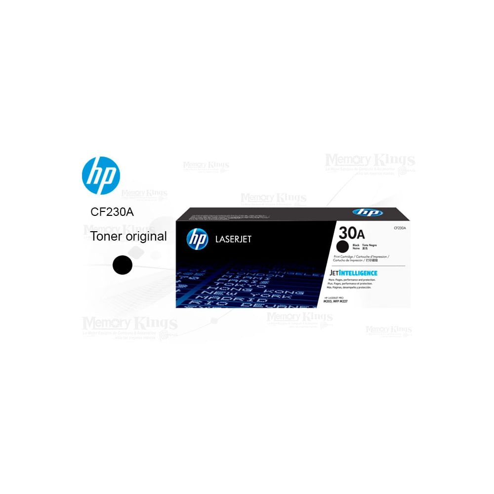 Toner HP 30A Negro Original - Hasta 1600 páginas de impresión de alta calidad