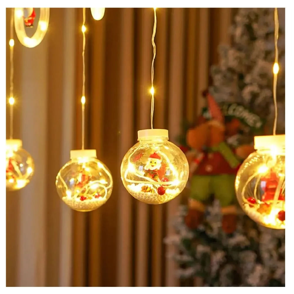 Cascada Led Cortina de Luces Navidenas Guirnalda Tipo Esfera - Oechsle