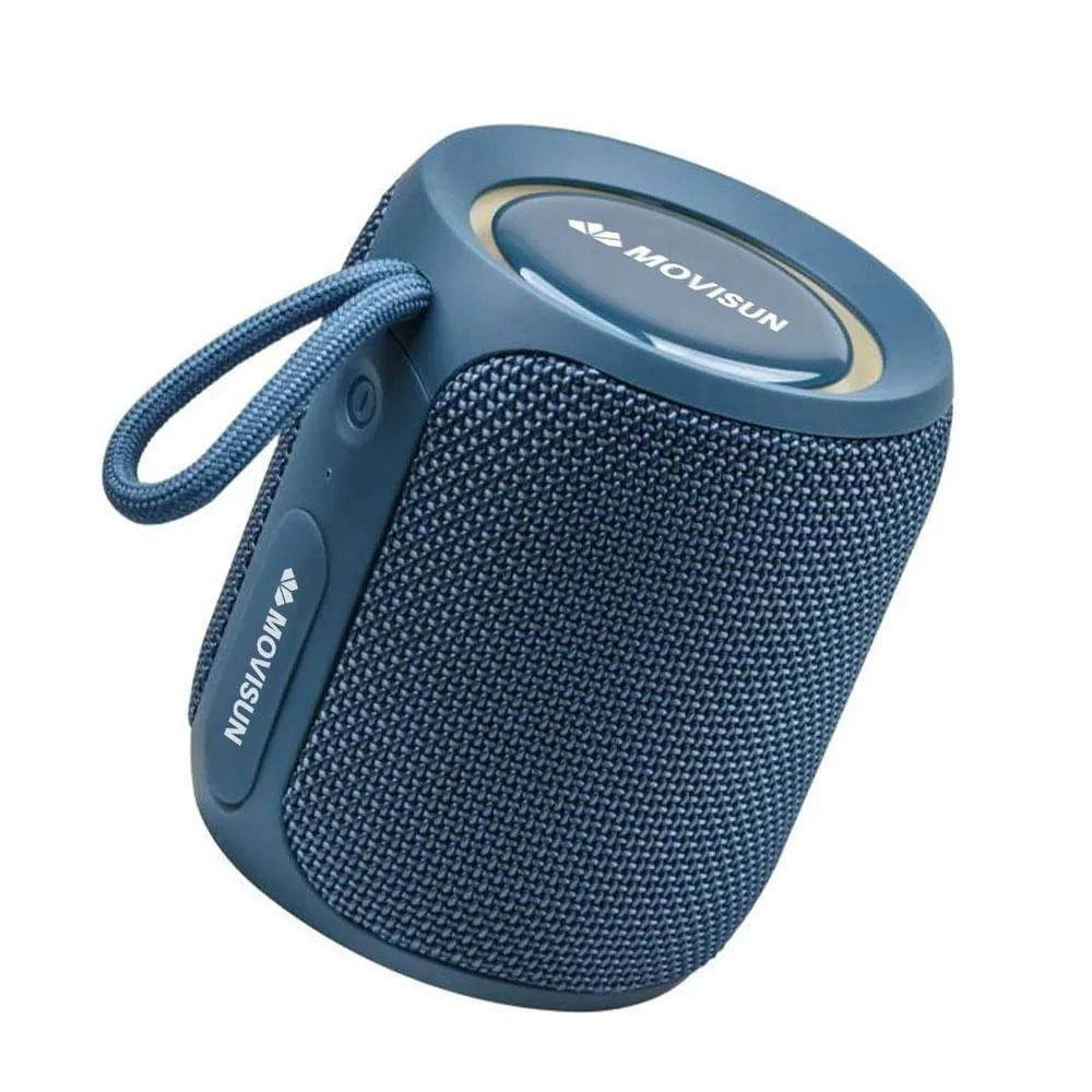 Parlante Acuático Bluetooth MOVISUN IPX7 16W TWS luz Led Power Smart