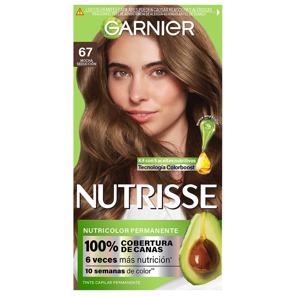 Tinte para Mujer NUTRÍSSE Rubio Oscuro Cacao Caja 1un Tinte para Mujer NUTRÍSSE Rubio Oscuro Cacao Caja 1un