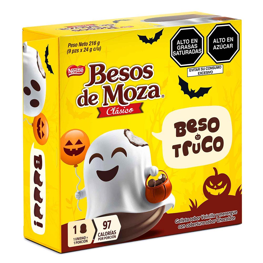 Chocolate BESOS DE MOZA Clásico Caja 9un x 24g Chocolate BESOS DE MOZA Clásico Caja 9un x 24g
