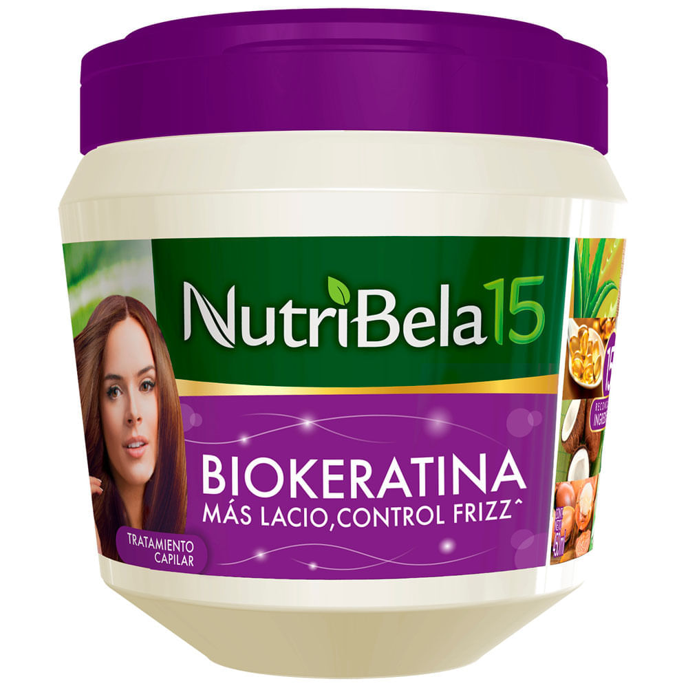 Crema de Tratamiento NUTRIBELA Biokeratina Frasco 450ml Crema de Tratamiento NUTRIBELA Biokeratina Frasco 450ml