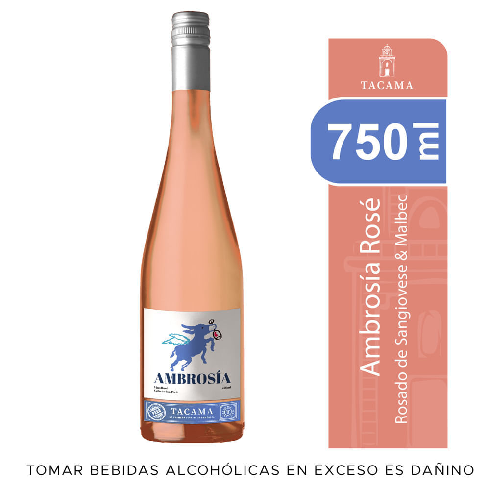 Vino Rosé TACAMA Ambrosía Botella 750ml