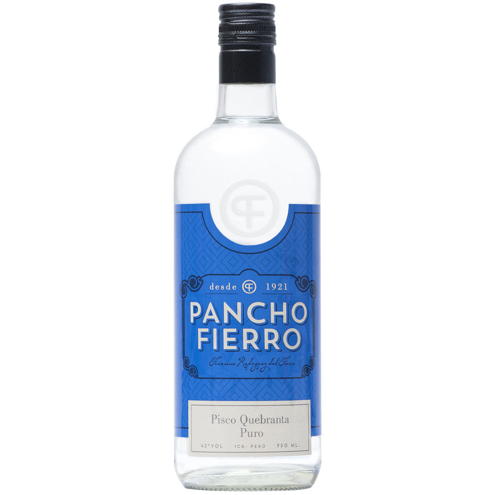 Pisco PANCHO FIERRO Quebranta Botella 750ml Pisco PANCHO FIERRO Quebranta Botella 750ml